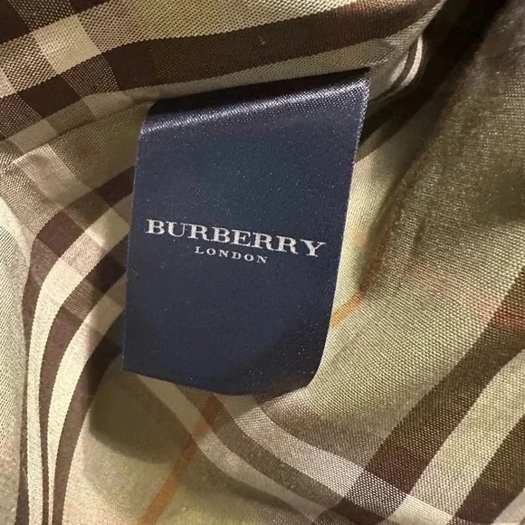Burberry London Green NovaCheck Women’s Coat size L - Picture 17 of 17